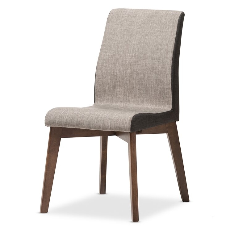 Collazo Upholstered Side Chair in Dark Walnut - Image 3