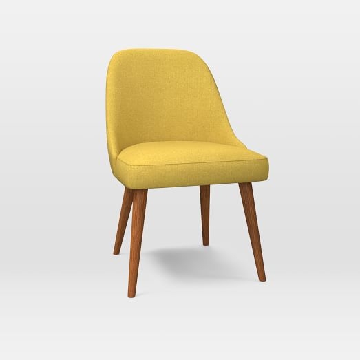 Mid-Century Upholstered Dining Chair - Image 0