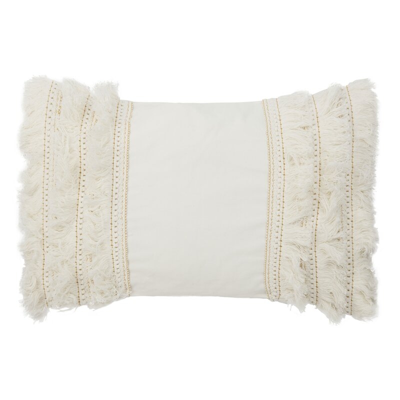 White Hooda Grema Lumbar Pillow - Image 0