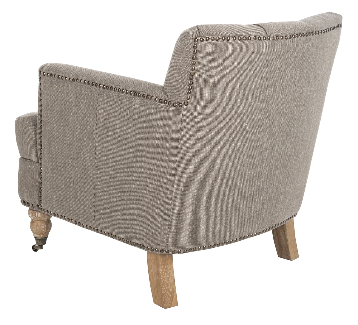 Colin Tufted Club Chair - Taupe/White Wash - Arlo Home - Image 4