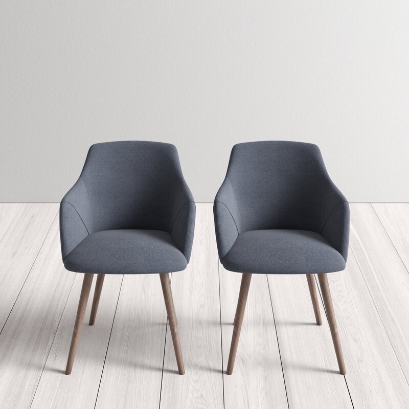Creggan Upholstered Arm Chair (set of 2) - Image 1