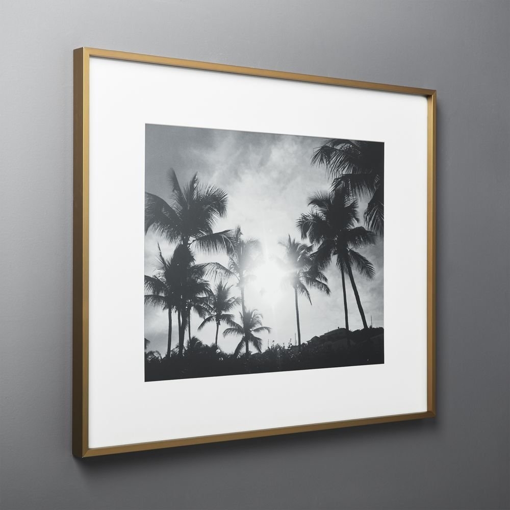 Gallery Brass Frame with White Mat 16x20 -backordered till June - Image 0