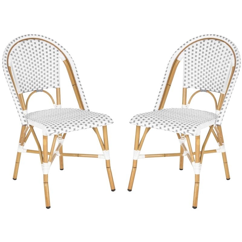Rahul Stacking Patio Dining Chair set of 2 - Image 0