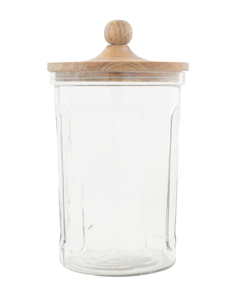 SEEDED GLASS CANISTERS (SET OF 3) - Image 3