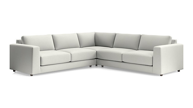 Peyton 3-Piece Sectional - SHELLY, ICE - Image 1