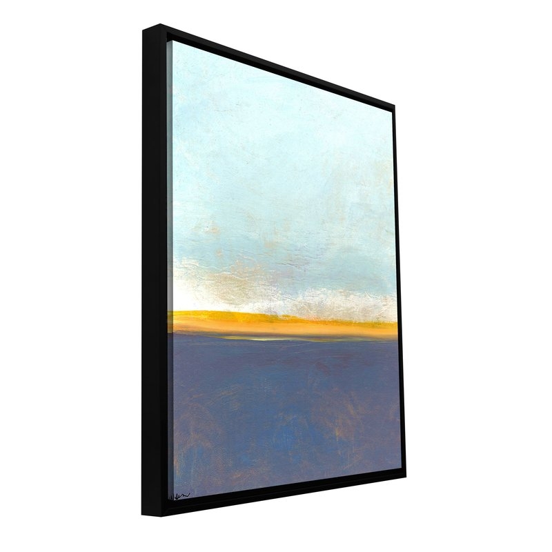 'Big Country Sky I' by Jan Weiss Framed Painting Print on Wrapped Canvas - Image 1