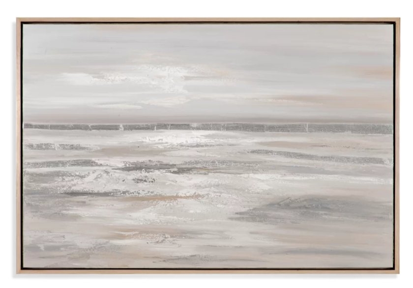 Silver Landscape - Picture Frame Print on Canvas - Image 0