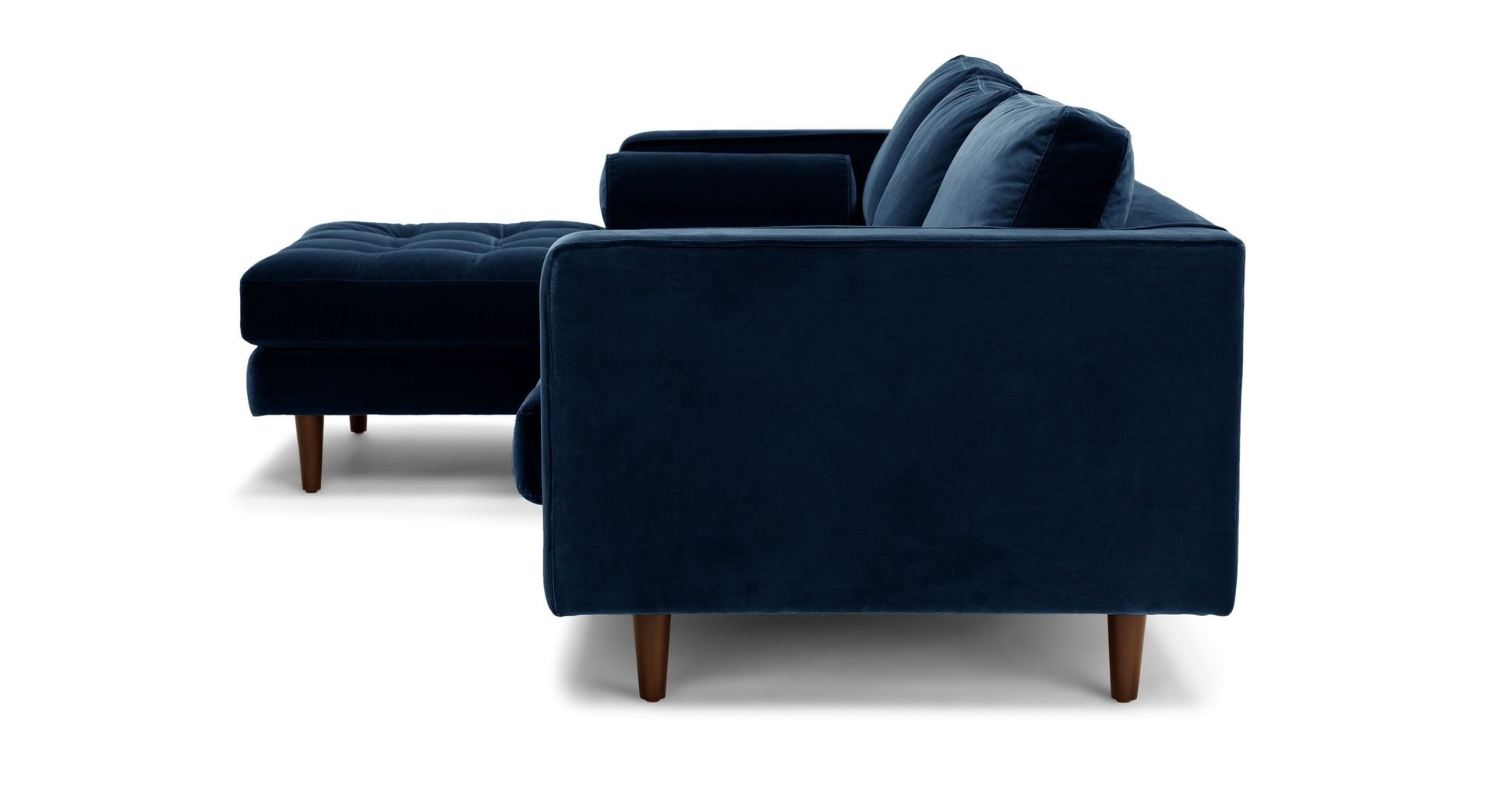 Sven Cascadia Blue Left Sectional Sofa - Image 6