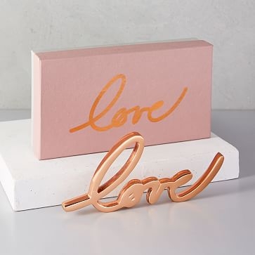 Brass Word Objects, Love - Image 4