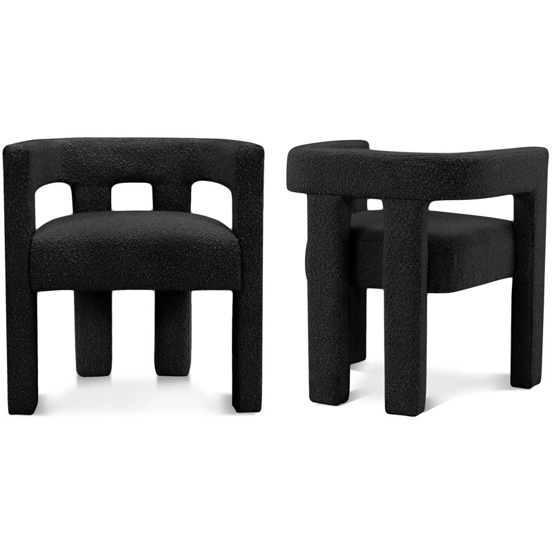 Cedernier Boucle Dining Armchair - Image 1