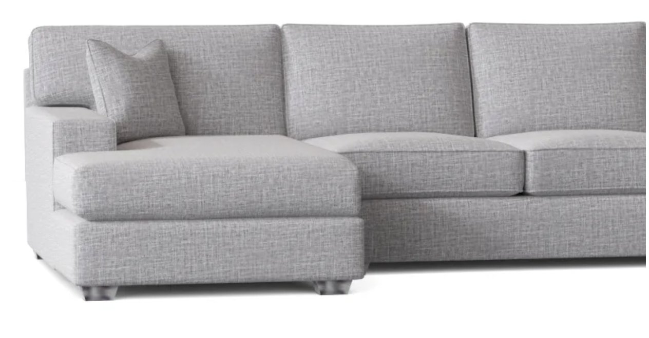 Webster 146" Wide Sofa & Chaise - Image 1
