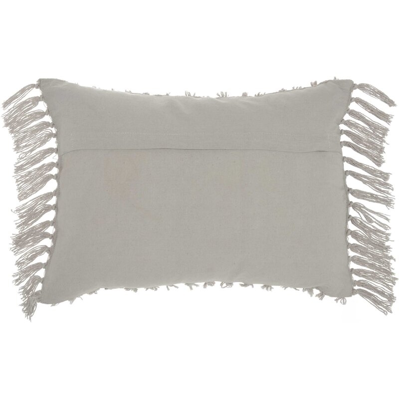 Coraline Textured Cotton Lumbar Pillow - Image 2