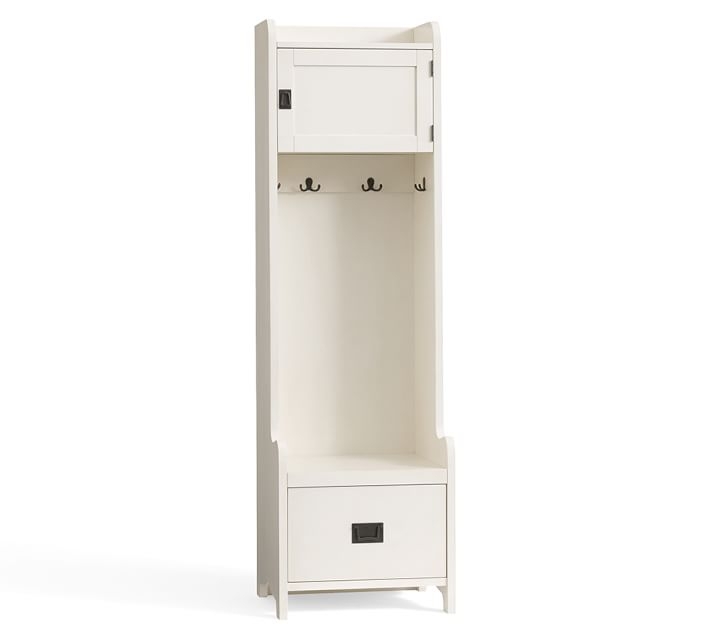 Wade Cabinet Tower, Almond White - Image 0