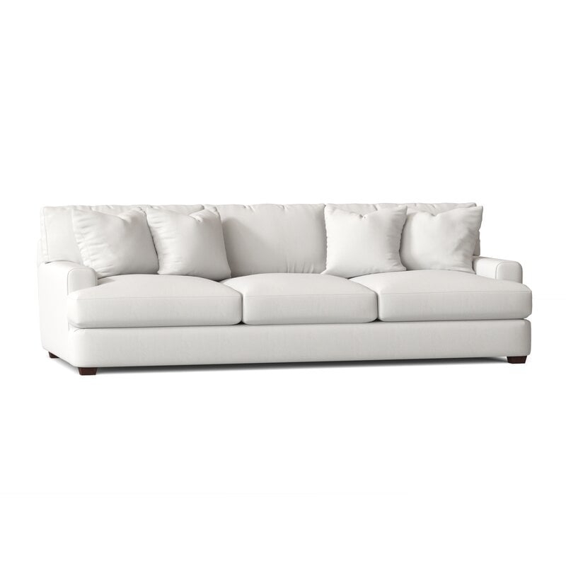 Elisa 90'' Recessed Arm Sofa with Reversible Cushions - Image 0