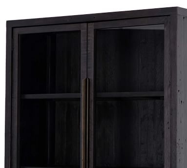 Braden Display Cabinet, Natural Oak/Satin Brass - Image 6
