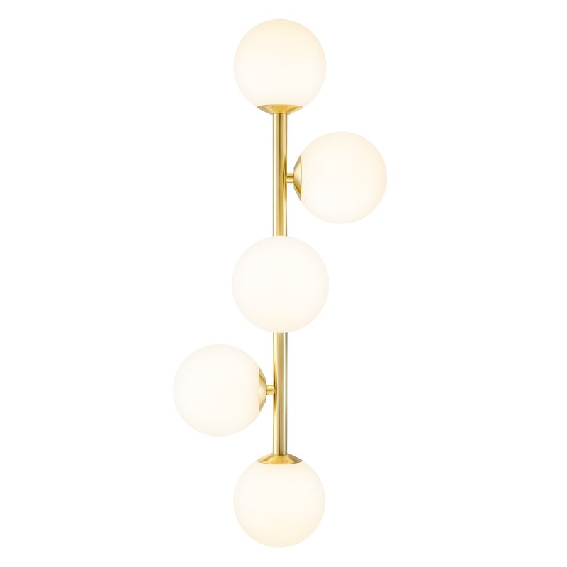 Humfleet 5 - Light Dimmable LED Gold Vanity Light - Image 2
