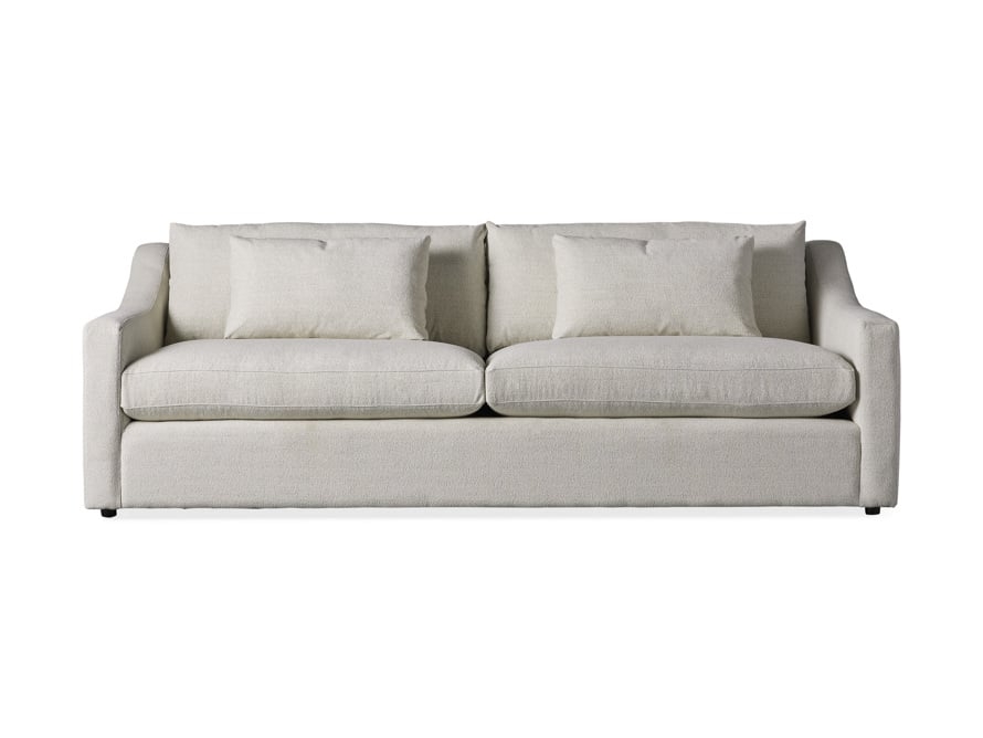 Ashby Sofa in Upholstered White  Cushing Frost/96" Deep 43" - Image 0
