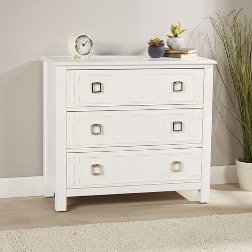 Emilee 3 Drawer Overlay Accent Chest - Image 1