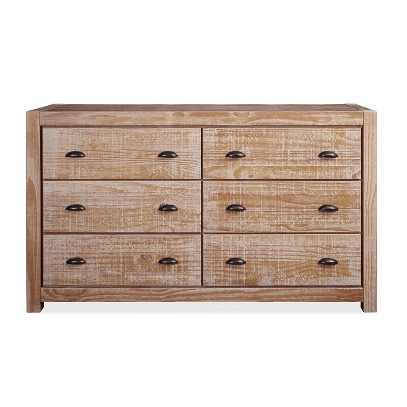 Montauk 6 Drawer Double Dresser - Image 1