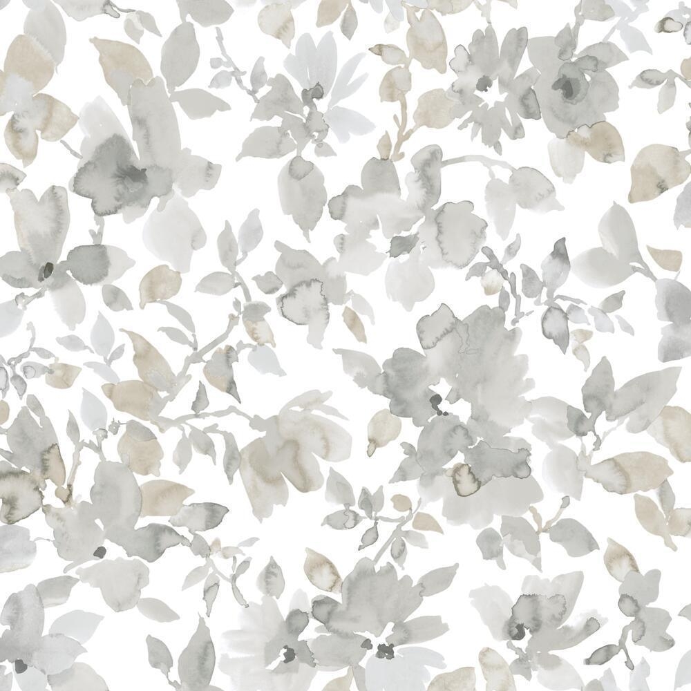 Watercolor Floral Peel and Stick Wallpaper - Image 0
