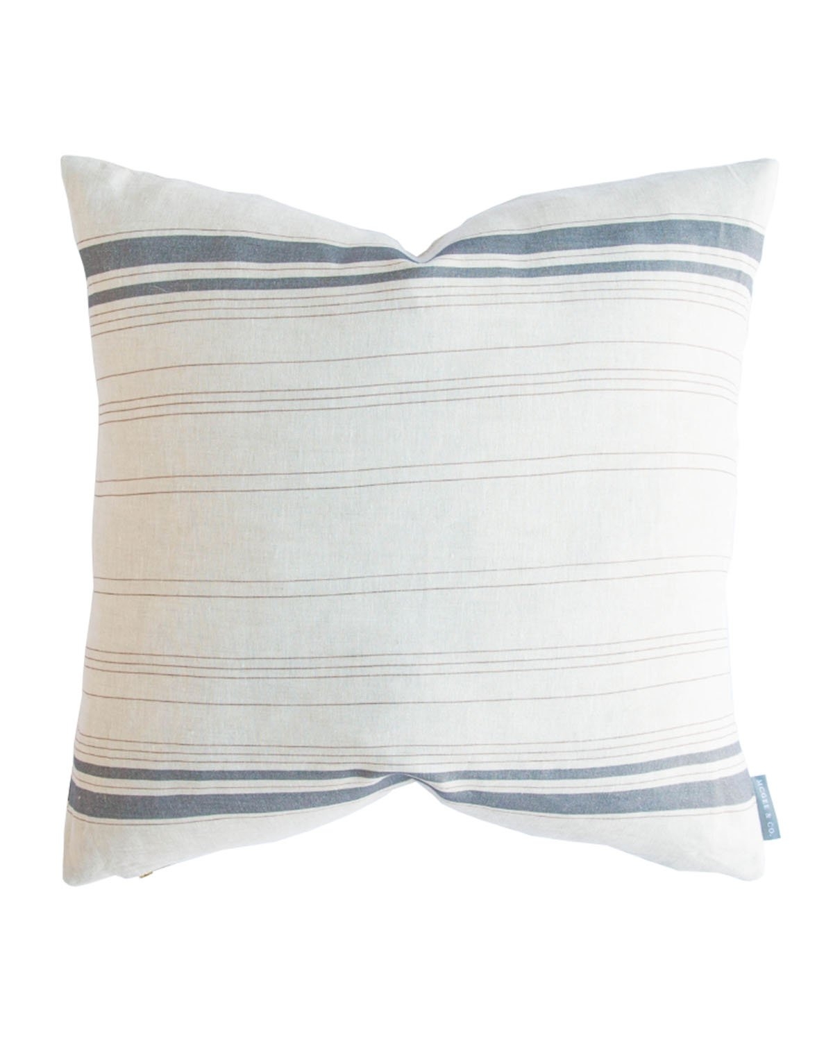FRENCH STRIPE PILLOW COVER 22" x 22" - Image 0