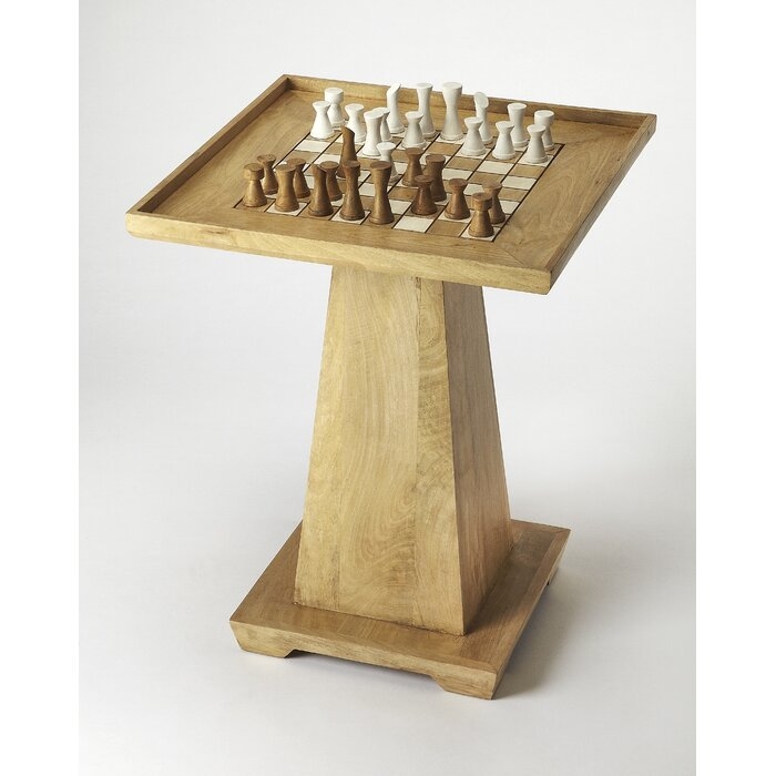 Natural 22" Schauer Chess Table - Image 0