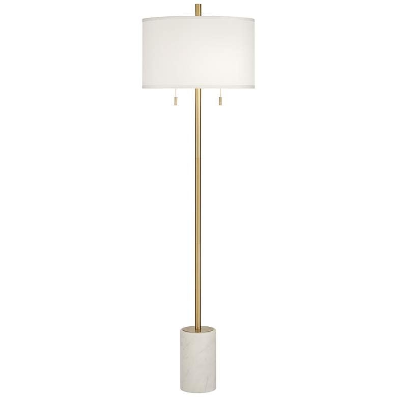 Milan Modern Floor Lamp with Marble Base - Image 0
