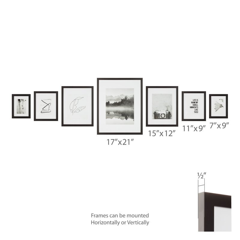 7 Piece Alegria Gallery Wall Picture Frame Set - Image 2