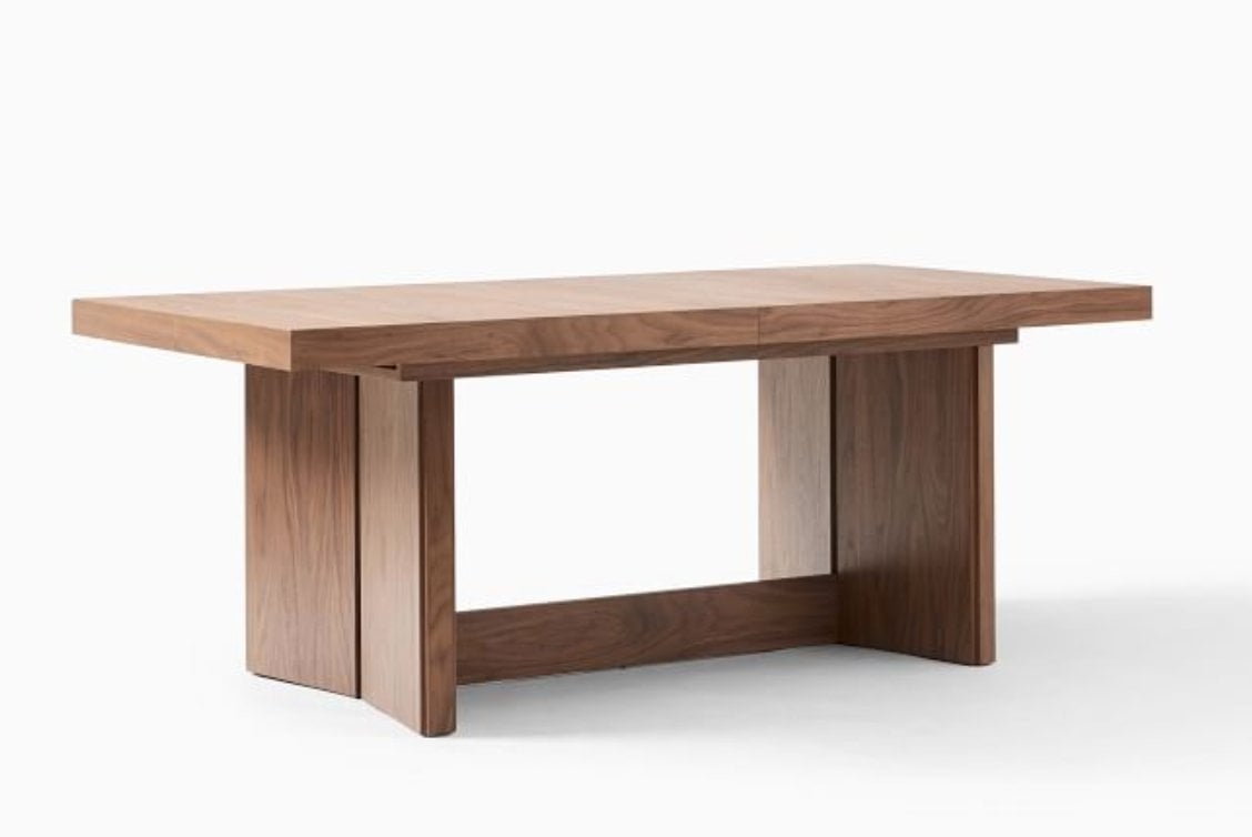 Modern Plinth Expandable Dining Table - Image 0