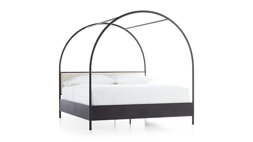 Canyon King Arched Canopy Bed with Upholstered Headboard by Leanne Ford - Image 4