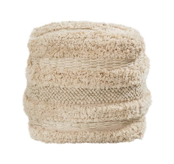 Kayleigh Cotton  Pouf - Image 1
