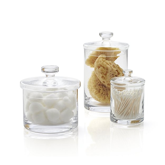 Set of 3 Glass Canisters - Image 0