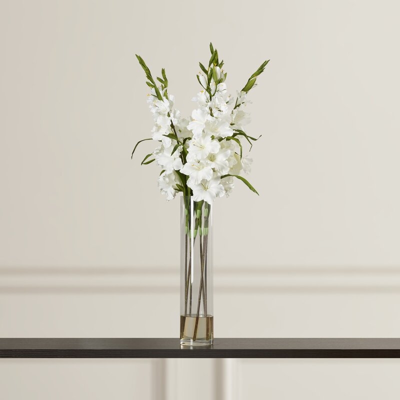 Gladiola Mixed Floral Arrangement in Vase - Image 1