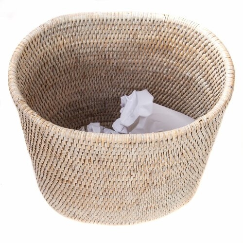 Rattan Waste Basket - Image 1