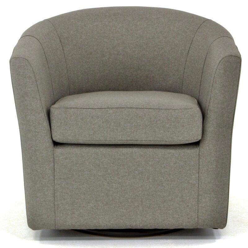 Molinari 31'' Wide Swivel Barrel Chair - Image 8
