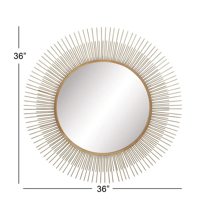 Cicely Modern and Contemporary Wall Mirror - Image 4