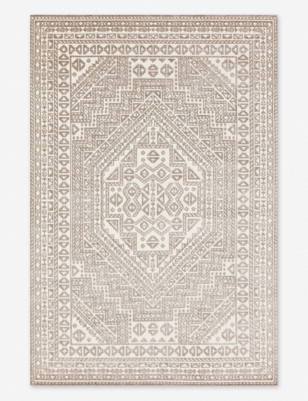Esta Indoor/Outdoor Rug, Charcoal and White 9'2" x 12'2" - Image 0