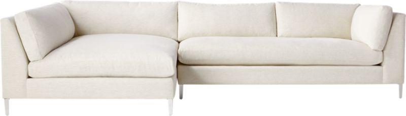 Decker 2-Piece Snow Sectional Sofa - Image 1