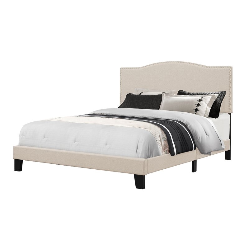 Upholstered Panel Bed - Image 0