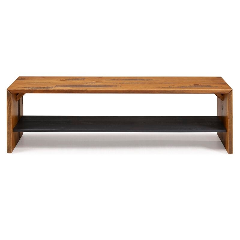 Arocho Rustic Solid Reclaimed Wood Storage Bench - Image 5
