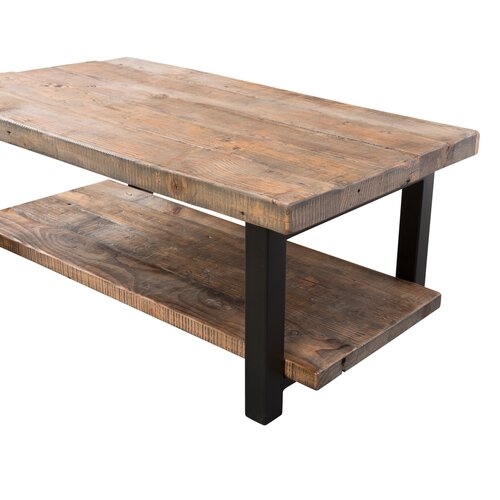 Veropeso 42" Wood/Metal Coffee Table - Image 3
