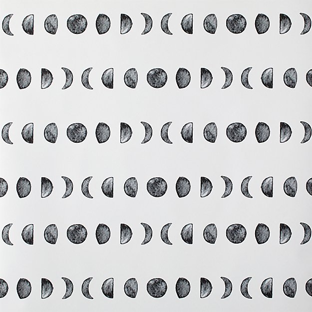 Chasing Paper Black and White New Moon Removable Wallpaper - Image 1