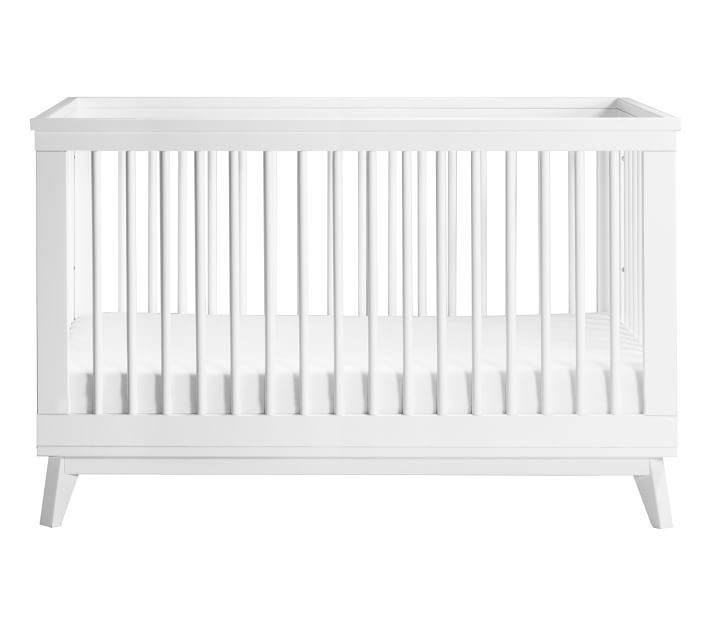 Babyletto Scoot 3 in 1 Convertible Crib & Conversion Kit, White - Image 2