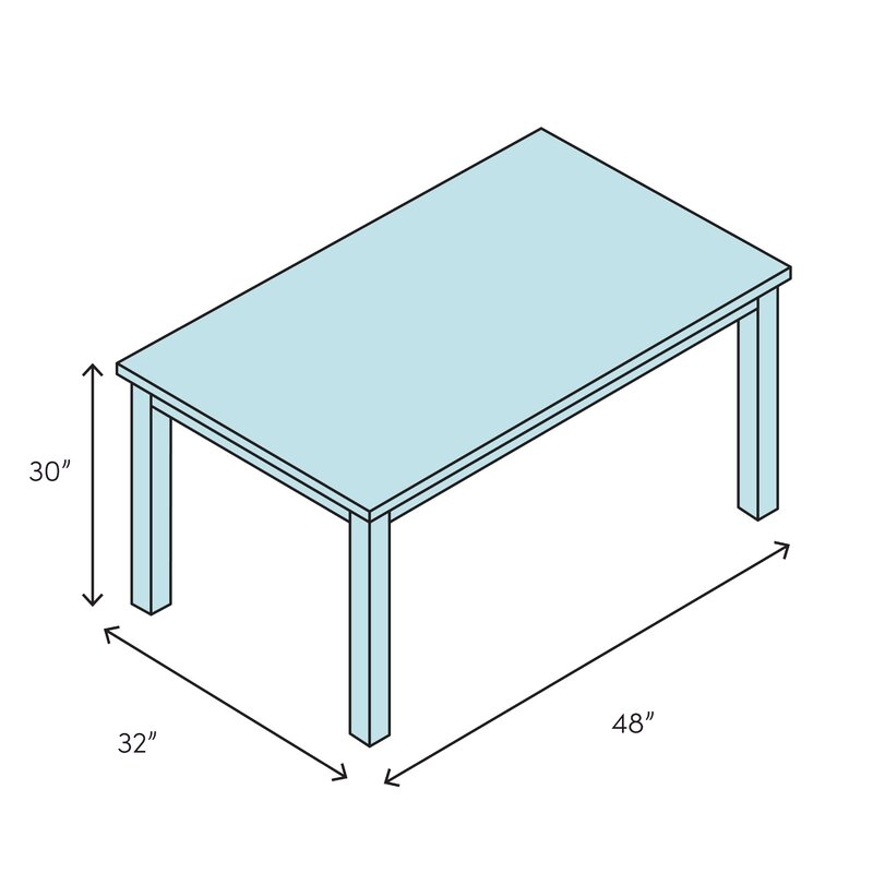 Dining Table,  30.0 H x 48.0 W x 32.0 D in - Image 2