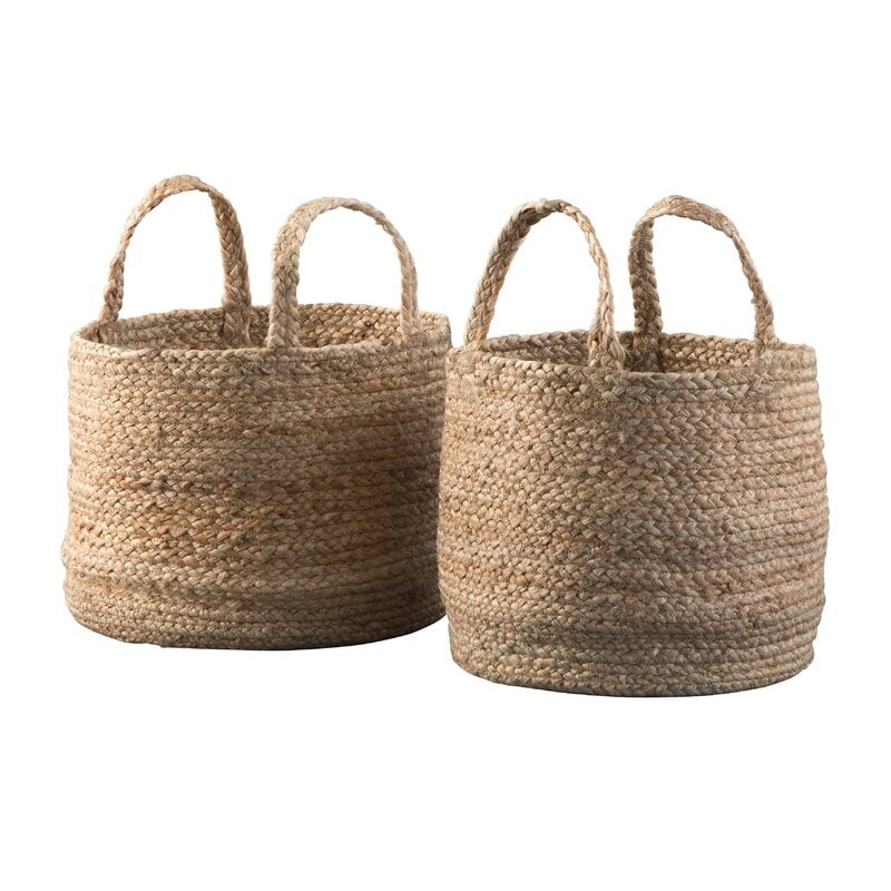Jute Baskets (set of 2) - Image 0