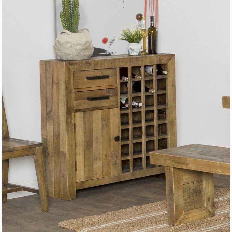 Abbey 28 Bottle Floor Wine Cabinet - Image 1