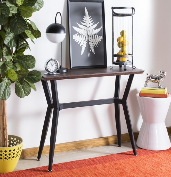 Andrew Console Table - Brown/Black - Arlo Home - Image 2