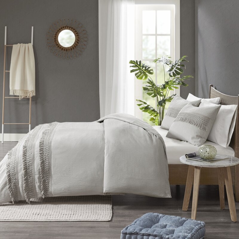 Umbria Cotton Seersucker Comforter Set - Image 0