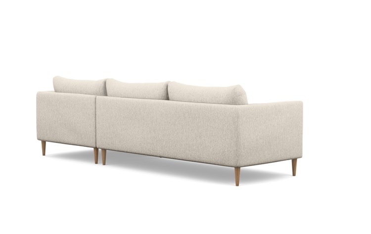 Owens Custom Sectional - 106" / Wheat / Round Tapered Leg - Image 2
