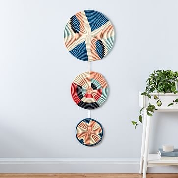 Woven Wall Hanging, Multi, Set of 3 - Image 0